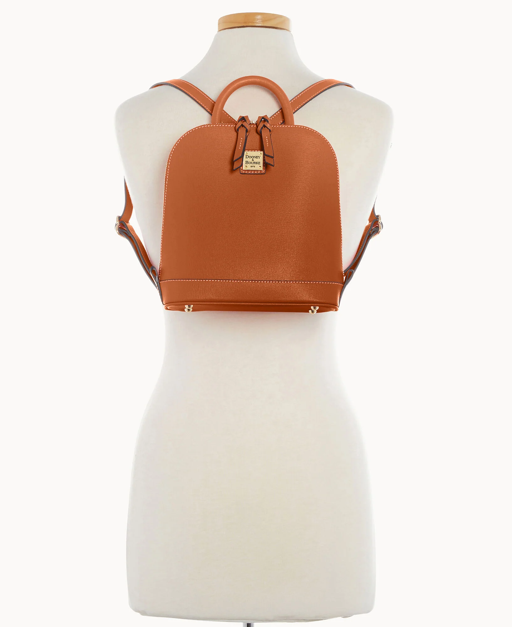 Saffiano Small Zip Pod Backpack - Image 36