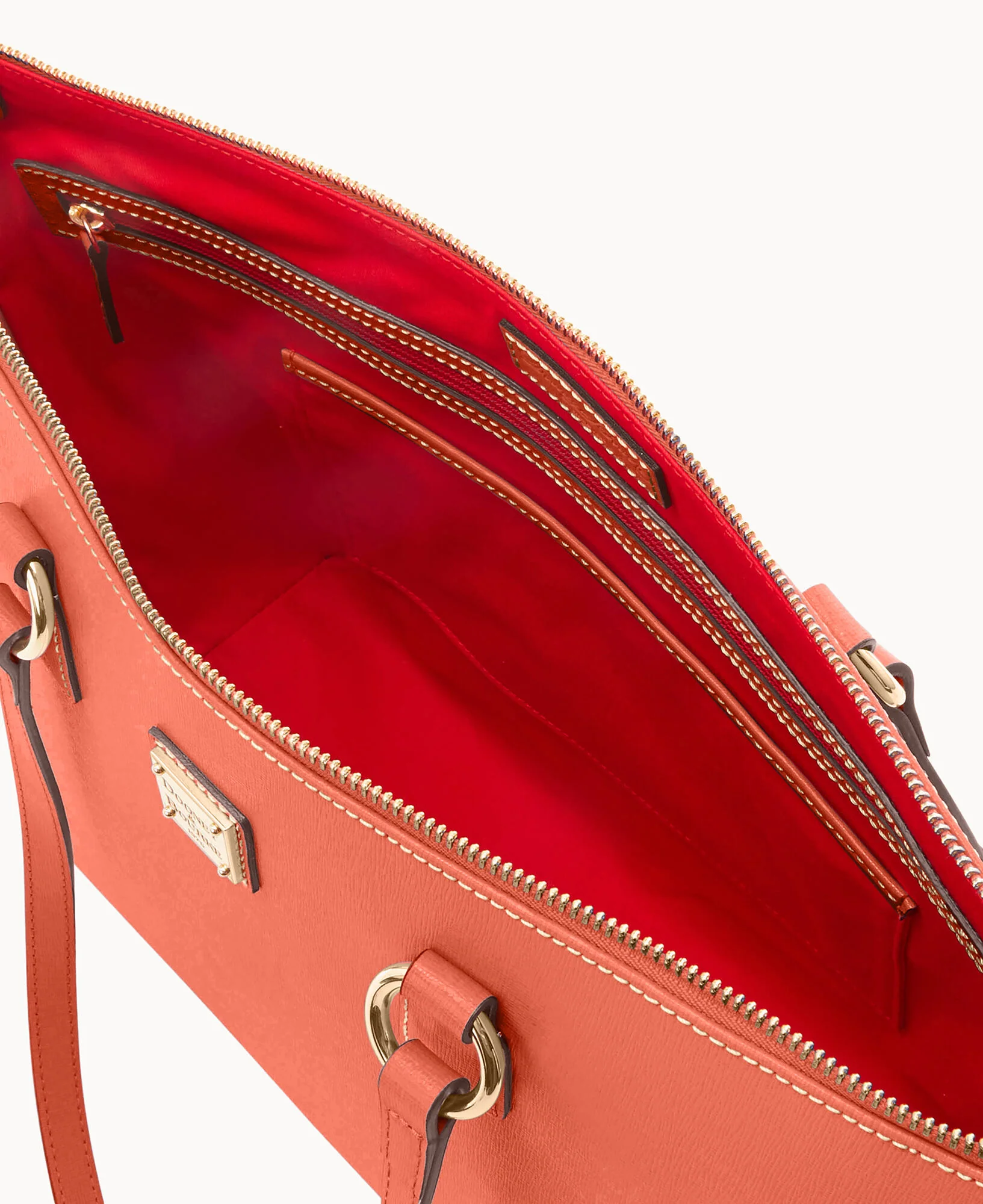 Saffiano Wren Zip Tote - Image 13