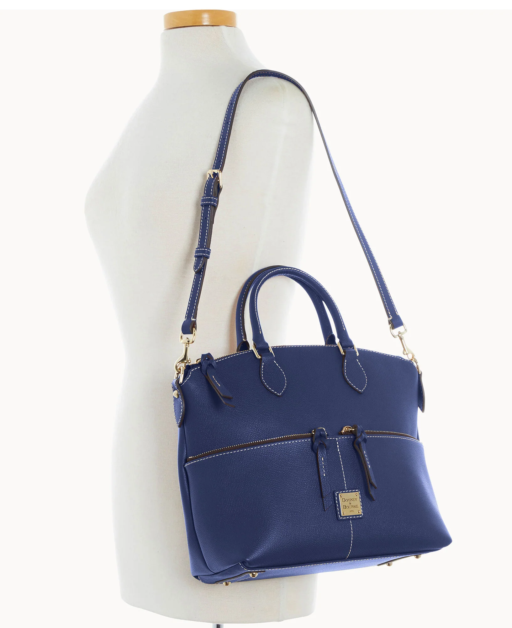Sorrento Double Pocket Satchel - Image 15