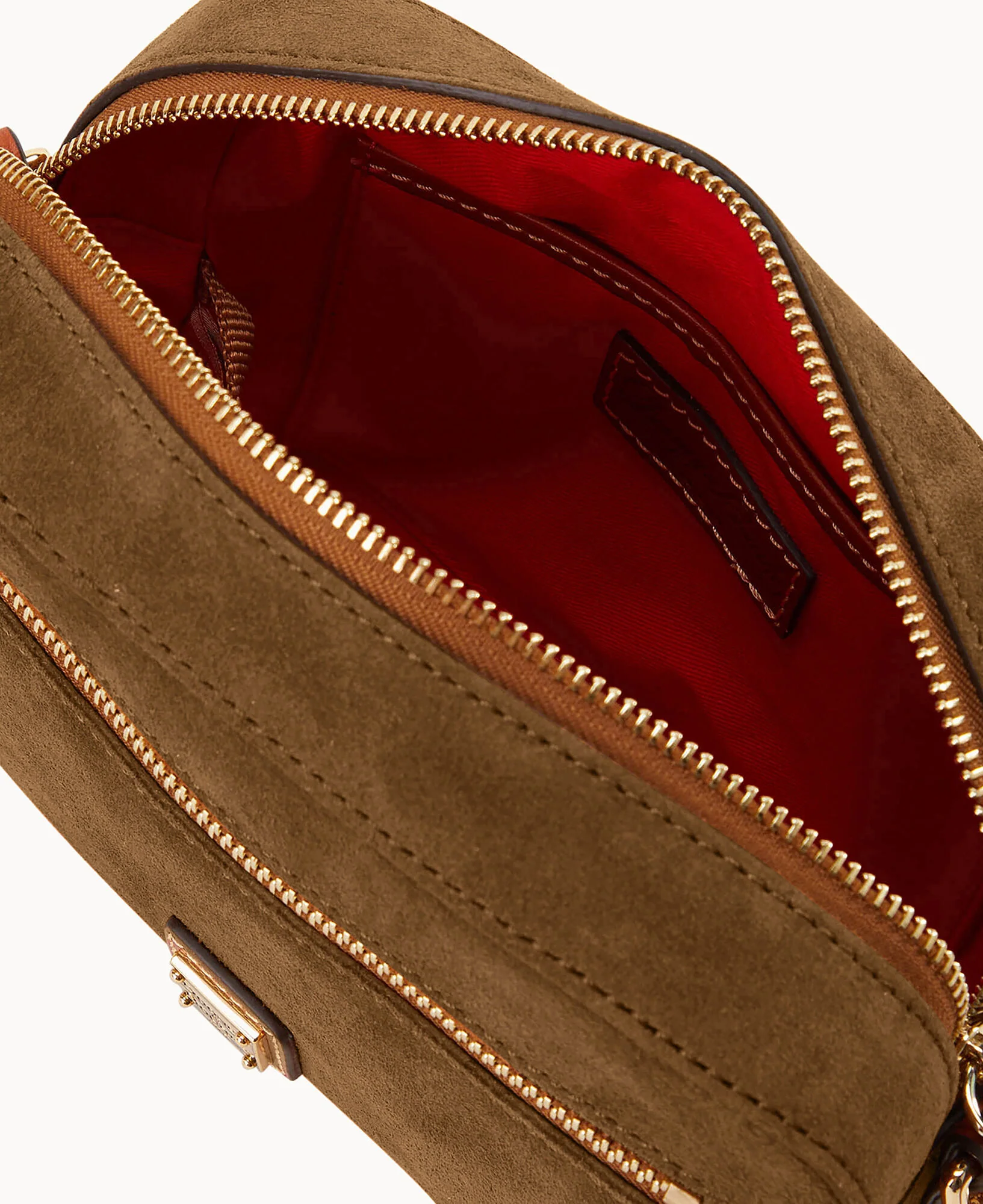 Suede Camera Zip Crossbody - Image 10