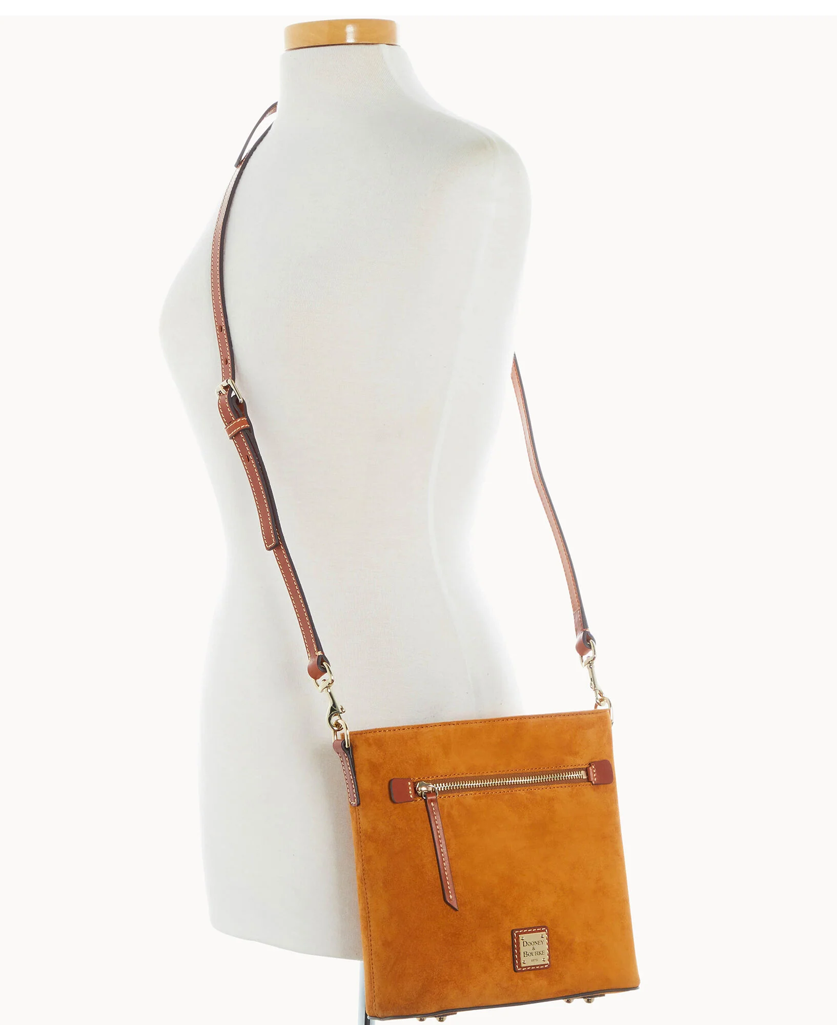 Suede Zip Crossbody - Image 7