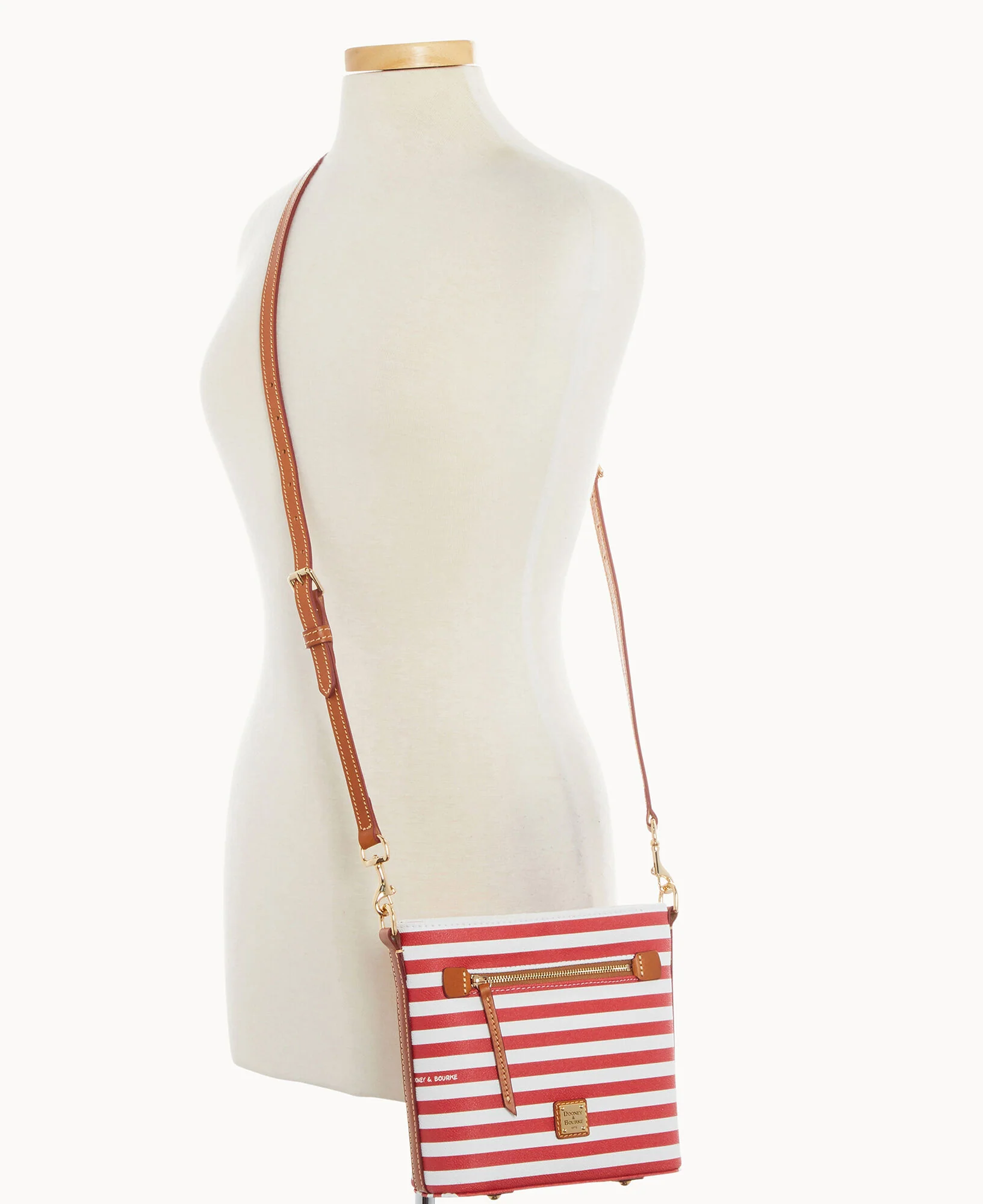 Sullivan Coated Cotton Small Zip Crossbody - Image 7