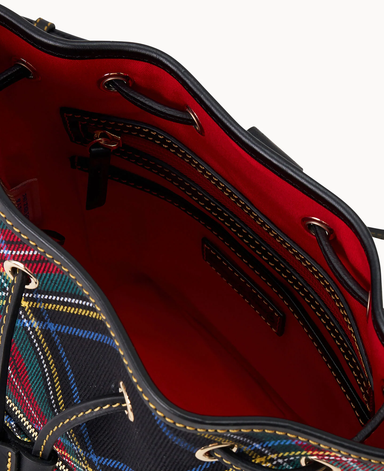 Tartan Small Drawstring Crossbody - Image 3