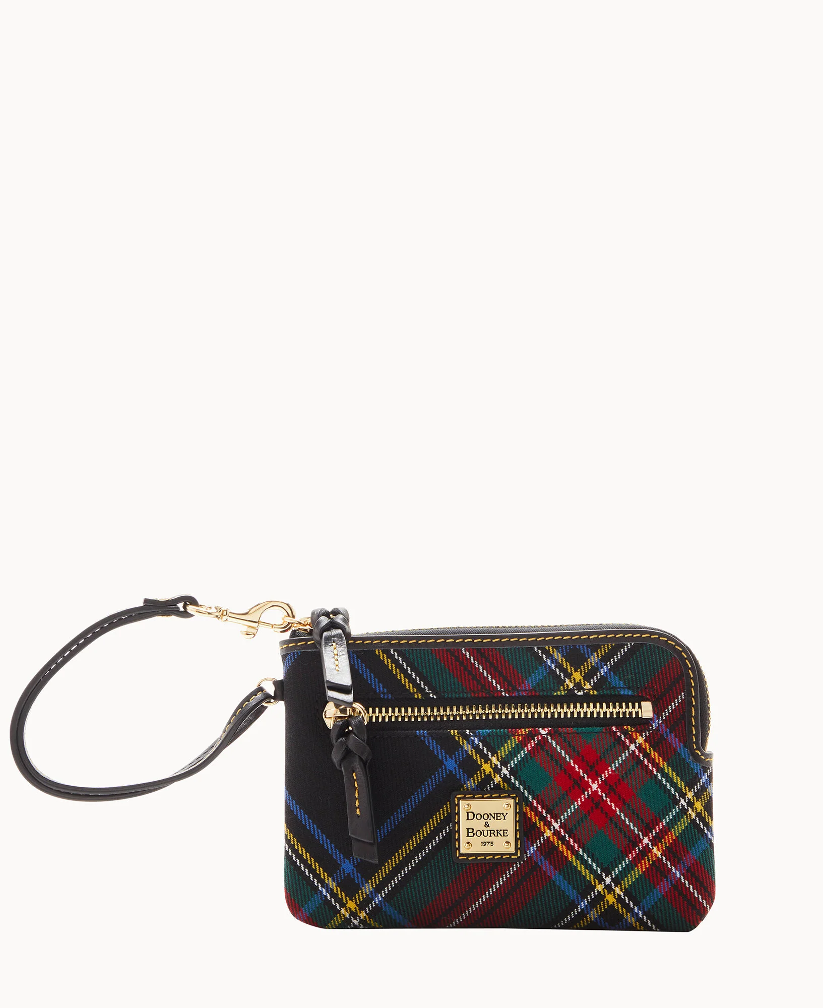 Tartan Zip Around Wristlet - Image 4