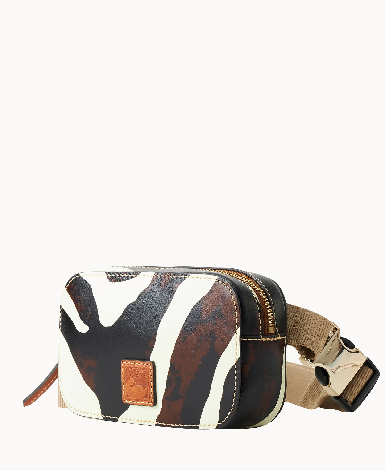 Zebra Leather Belt Bag - Image 2