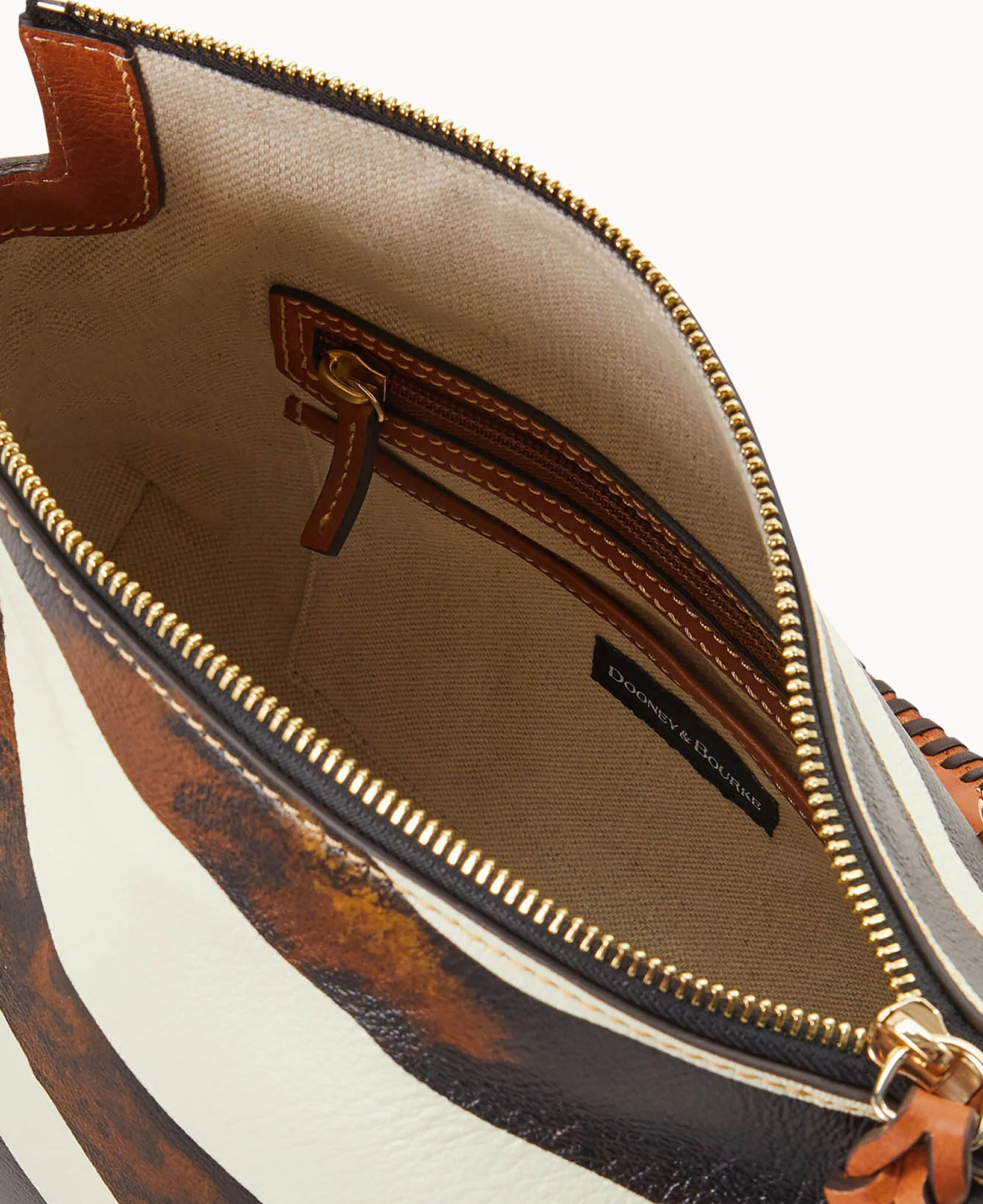 Zebra Leather Satchel - Image 2